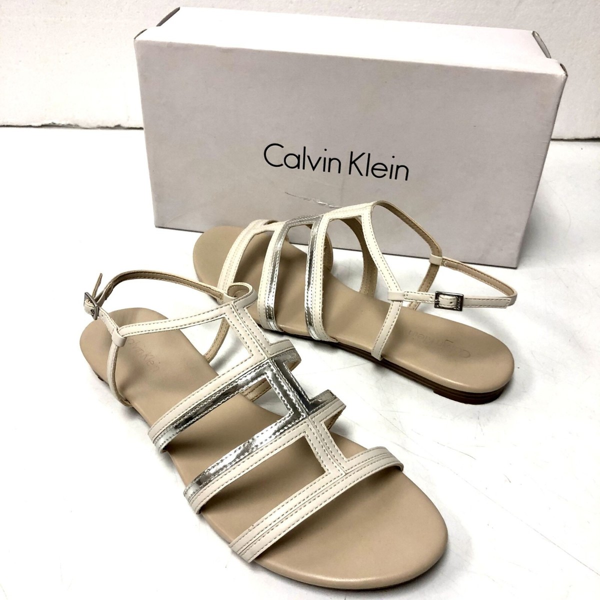 HOT Flat Sandals Calvin Klein Strappy Sandals Calvin Klein CK