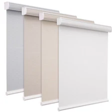 Changshade Custom CUT Cordless Blackout Window Blind Roller Shades Roll-up Shade