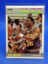 1987-88 Fleer Basketball #68 Karl Malone Utah Jazz