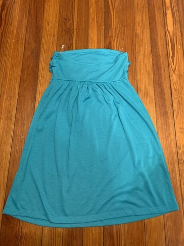 Op Girls Dress Sleeveless Hot Teal Color Size S Small (3-5) - Picture 2 of 4