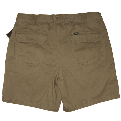 Lee Men's Cargo Shorts 38 Waist Olive Drab Side Elastic 7.5" inseam New - Picture 2 of 3