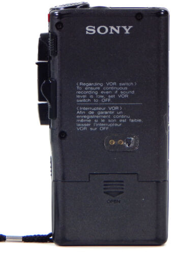 REGISTRATORE MICROCASSETTE SONY M-529V VOR EVP FA RUMORE QUANDO È SU TASCA PORTATILE - Foto 2 di 7