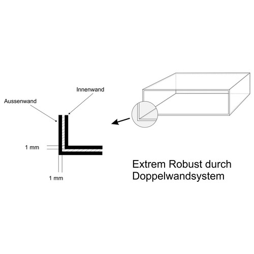 Briefkastenanlage aus Edelstahl mit Klingel Taster - Bild 19 von 27