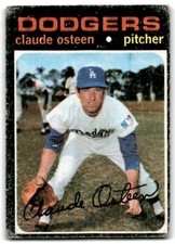 1971 Topps Claude Osteen Los Angeles Dodgers #10