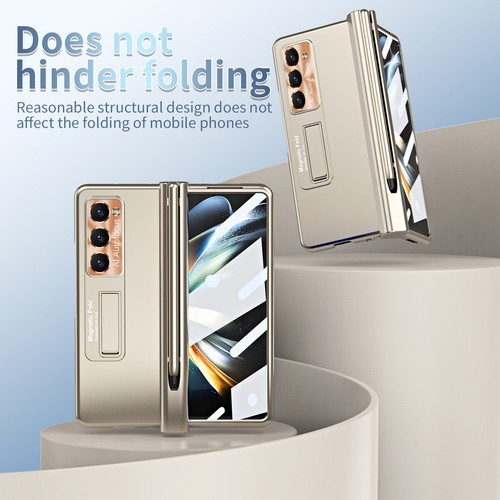 Für Samsung Galaxy Z Fold 6/5 Ständer mit S Pen Halter Scharnier Schutz Hülle - Bild 37 von 58