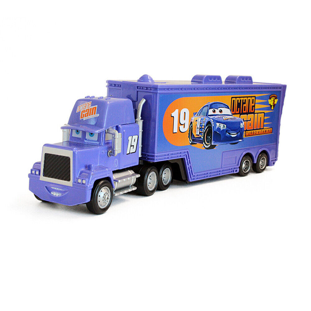 Disney Pixar Plane And Cars Lightning McQueen Mack Hauler Truck & Car Luigi - Picture 243 of 316