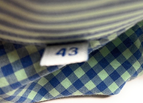 Camicia da uomo El Ganso lino abbottonato a righe blu chiaro taglia 43 EU - Foto 7 di 7