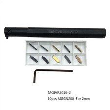 MGIVR 2016-2 Internal Grooving Lathe Cutting Tool Holder +10PCS MGGN200 Insert