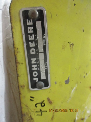 John deere model E0940 SNOW PLOW BLADE 42" - Picture 4 of 5