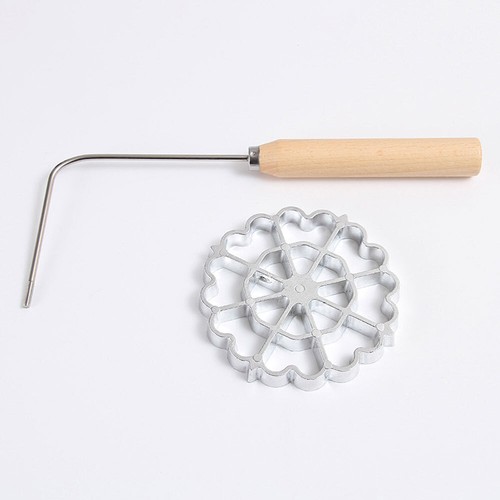 Bunuelos Mold with Handle, Funnel Cake Maker Cooking Stamp Maker Kit TK - Picture 9 of 17