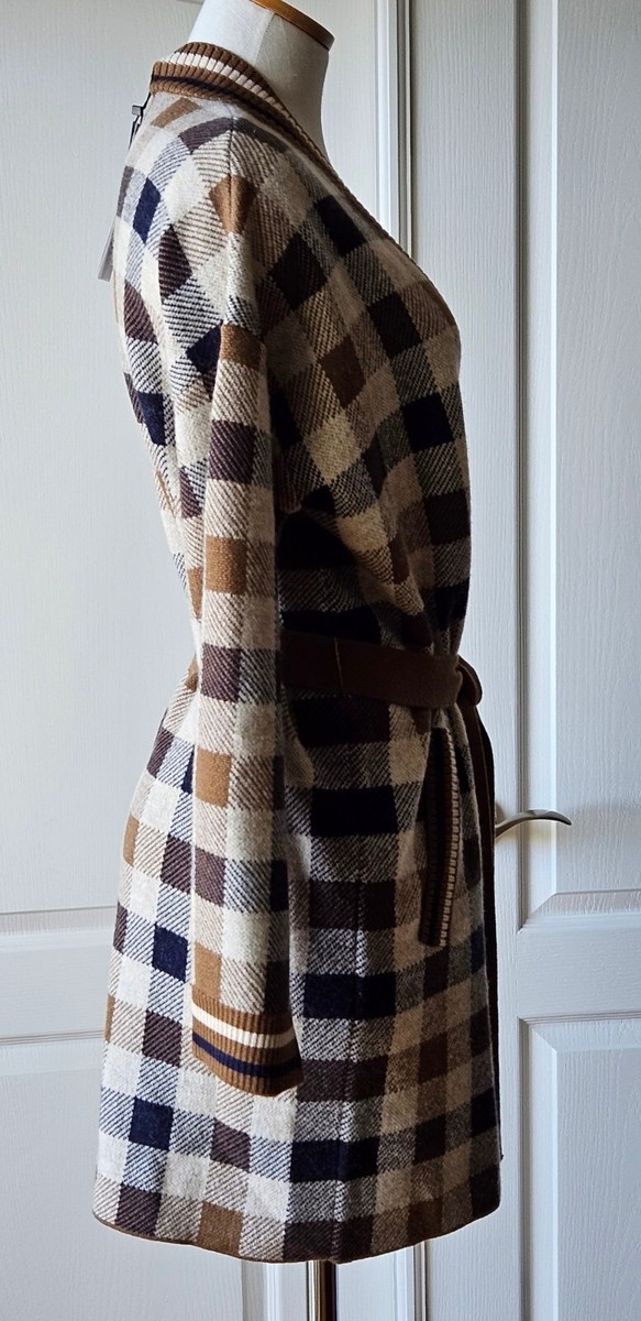 NEW Weekend Max Mara M Medium Lavagna Wool Blend Knit Belted