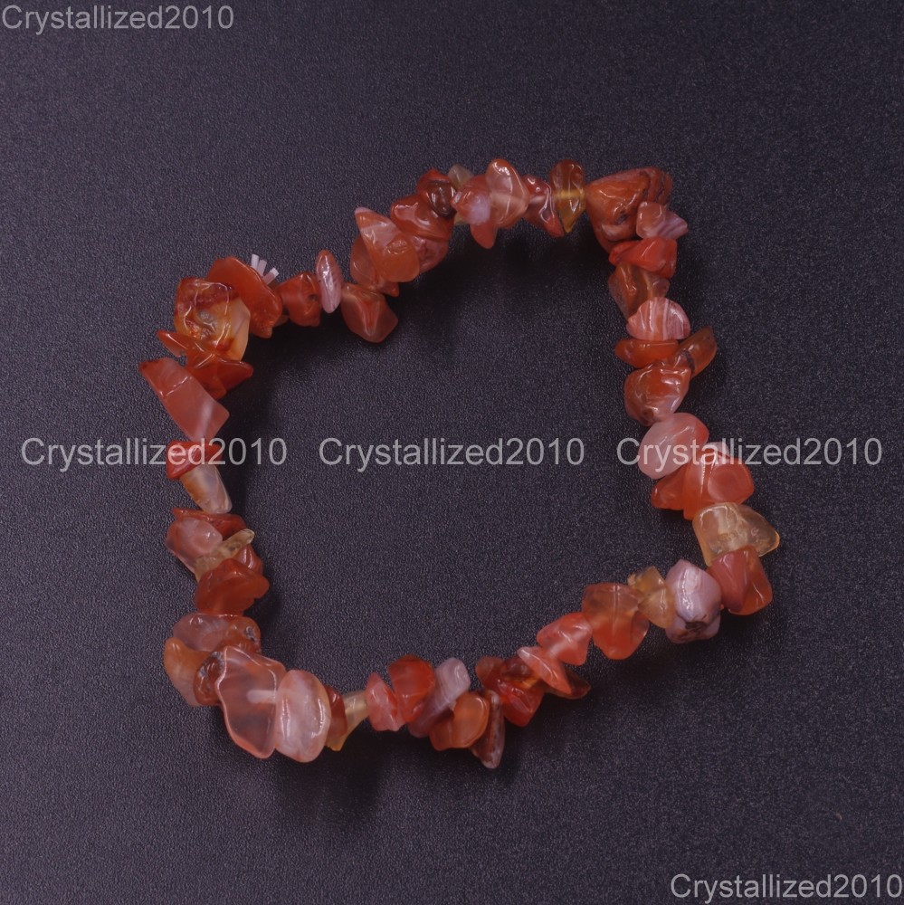 Handmade 5-8mm Mixed Natural Gemstone Chip Beads Stretchy Bracelet Healing Reiki - Picture 32 of 98