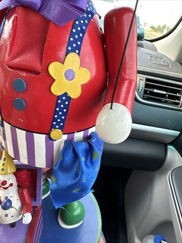 Vintage Rare 1998 Buster The Clown Nutcracker Village Nut Cracker Circus - Picture 4 of 11