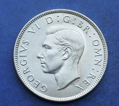 Florines de Jorge VI 0,500 plata o Cu-Ni 1937 a 1951 elige tu fecha o grado - Imagen 37 de 61