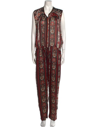Isabel Marant Étoile Tad Paisley Print Jumpsuit, Size: 3/ AUS 10/ UK 10/ US 8/ I - Picture 12 of 16