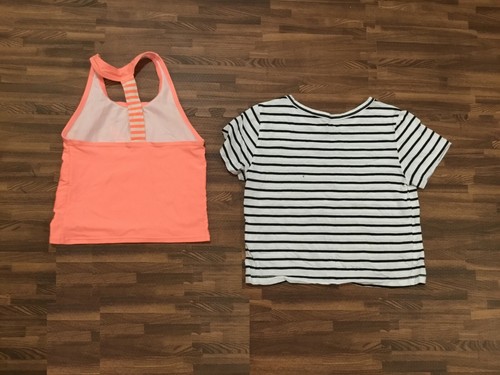 Lot of 2 pcs Girls: Cat & Jacket Tank Top Sz M 7/8 & H&M T-Shirt Sz 8-10Y - Picture 6 of 6