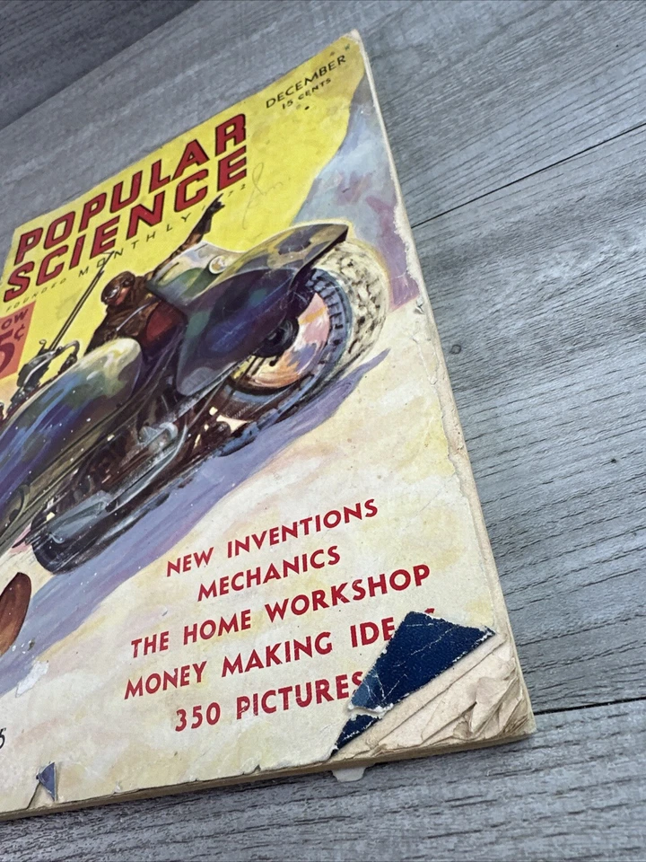 Popular Science Monthly Magazine / December 1936 / Inventions / Mechanics - Image 4 of 4
