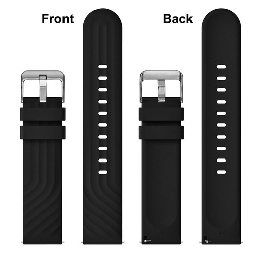 ANBEER Silikon Uhrenarmbänder Schnellverschluss 18 20 22 mm Kautschuk Uhrenarmband Ersatz - Bild 160 von 300