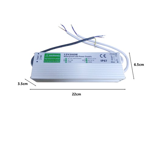 DC 12V LED Driver Power Supply Transformer 10W - 250W IP67 Waterproof LED Strip - Picture 57 of 66