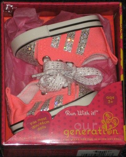 "Nuestro juego de accesorios de generación para muñecas de 18" ¡Corre con él! ¡Zapatillas envío gratuito! - Imagen 3 de 3