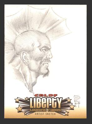 2011 Cryptozoic CBLDF Liberty Artist Sketch Trading Card by Gene Espy