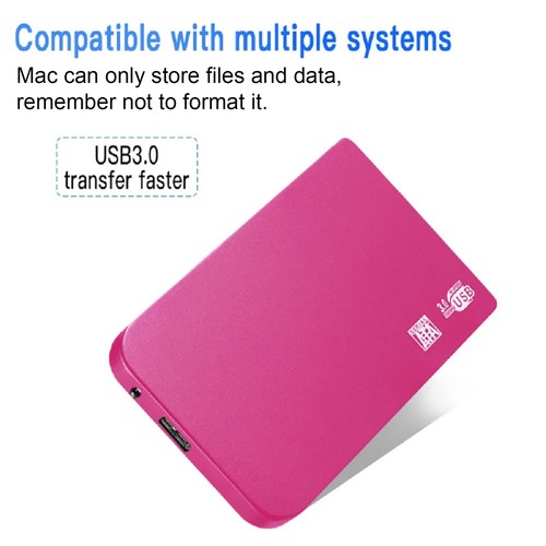 1/2/4T Festplatte Plug&Play High-Speed-Übertragung Externe HDD für Handy-Laptop - Bild 3 von 31