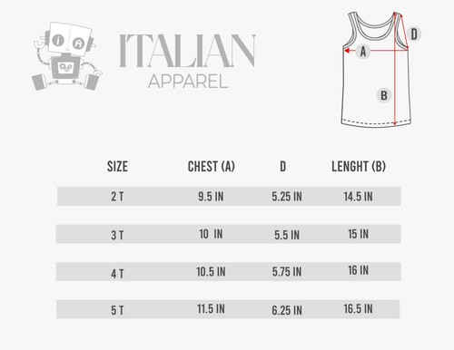 ITALIAN APPAREL - Toddler & boys and Girls shirts TANK TOP - PACK of 5 - 100% Co - Picture 48 of 55