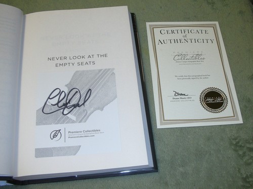 SIGNED ~ NEVER LOOK AT THE EMPTY SEATS by Charlie Daniels 2017 HC/DJ ~1st +Cover - Picture 5 of 14