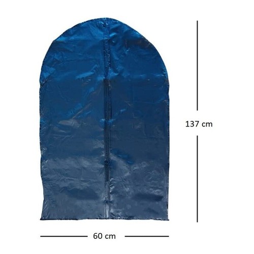 6 Custodie Copri Abiti 137x60 cm Sacchi per Abiti con Cerniera - 1236 - Foto 2 di 7