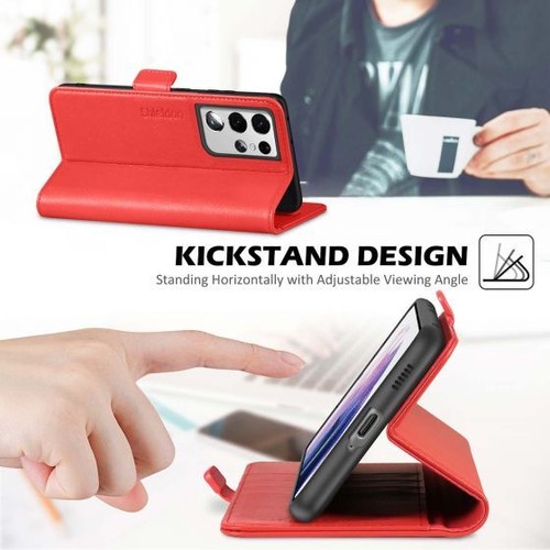 SHIELDON Case for Samsung S25/ S24/S23/S22/21/20 A55/A54, genuine Leather Wallet - Picture 200 of 211