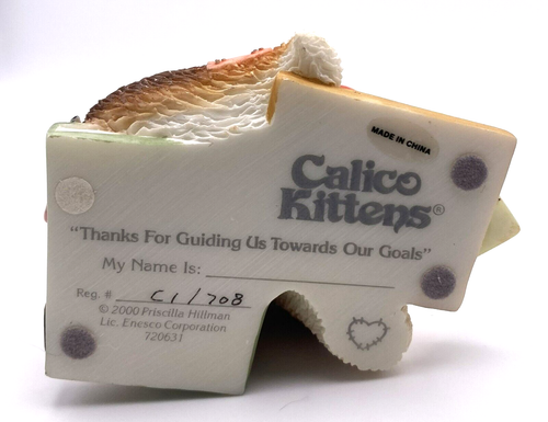 "Estatuilla CALICO GATITOS - 2000 ""Gracias por guiarnos hacia nuestras metas" - Imagen 5 de 5