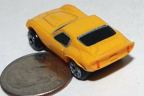 Small Micro Machine Ferrari 250 GTO Sports Car in Yellow - Picture 3 of 3