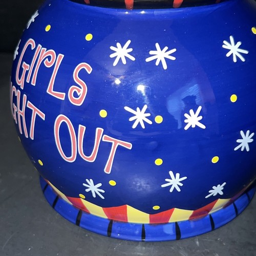 Bella Casa GANZ Girls Night Out Ceramic Money Jar With Cork Top - Picture 4 of 7