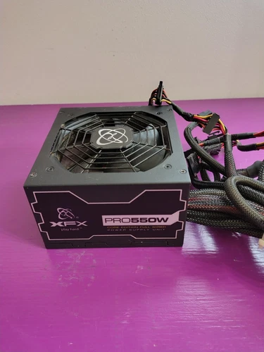 XFX PRO 550Watt Core Edition PSU Alimentatore PC 80 Plus Bronze