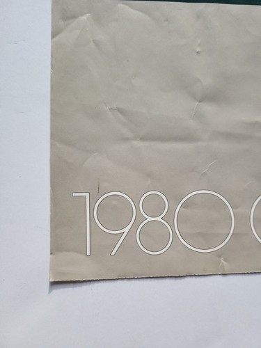Cartel publicitario de los Juegos Olímpicos de Invierno 1980 Levi's Jeans Lake Placid NY - Esquí - 18" x 24" - Imagen 8 de 11
