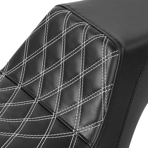 Asiento de gel para conductor pasajero adecuado para Harley Dyna Low Rider Street Bob FXDB 06-2017 - Imagen 9 de 11
