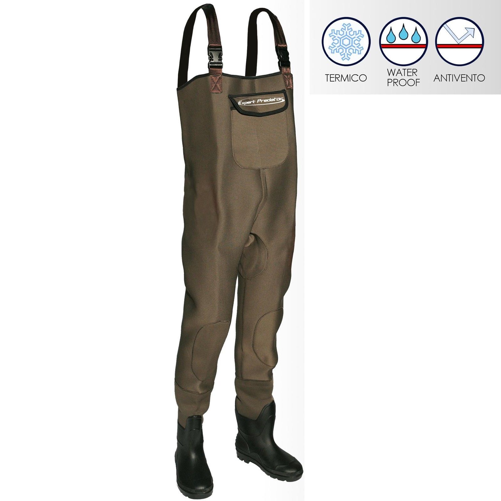 SCAFANDRO IN NEOPRENE EXPERT PROTATOR IMPERMEABILE PESCA SPINNING SCAFANDRO IN NEOPRENE EXPERT PESCA PROTATOR IMPERMEABILE PESCA EXPERT SPINNING 1e9fca