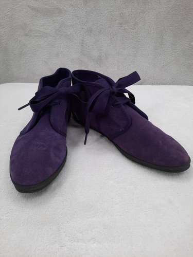 Vintage Y2K adrette lila Wildleder Hightop Keds Essentials Band Schnürsenkel Damen 7 - Bild 1 von 9