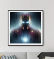 Ai Art Print 42cm X 42cm  IRONMAN