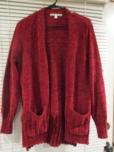 Seven7 Boyfriend Chenille Open Front 