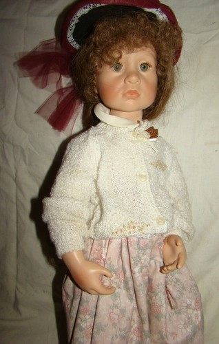 Vtg Good Kruger GARDEN PARTY Red Head Haired Redhead Auburn Brown Vinyl 21" Doll - Picture 4 of 7