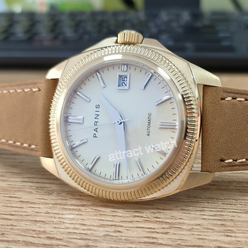2024 Parnis 41mm Saphirglas Seiko NH35 Automatik Mechanische Herrenuhr - Bild 22 von 38