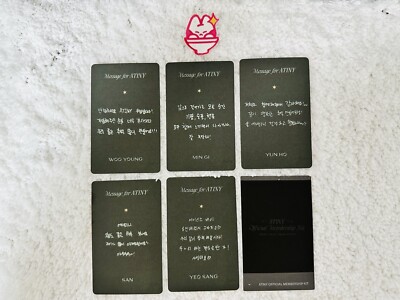 ATEEZ MEMBERSHIP KIT ４期 FC ATEEZ FAIRY TALE WITH ATINY 4TH Membership Kit Full Set FC