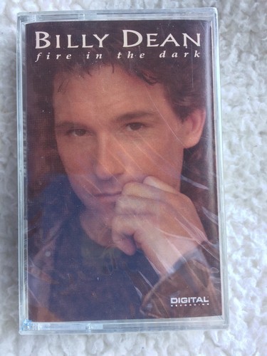 BILLY DEAN FIRE IN THE DARK SEALED CASSETTE TAPE - Picture 7 of 7
