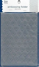 NICOLE Diamonds Embossing Folder Emboss Background A2 Gem Stones 