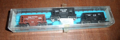 Rivarossi 9399 (ex2499) Vintage Rare Set 3 Wagons Carry Mine USA Box Ladder-N | Zustand: Used