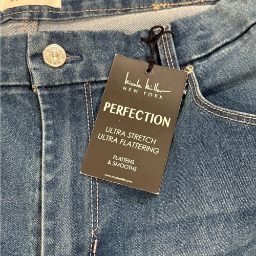 NWT Nicole Miller New York SOHO Perfection High Rise Bootcut Jeans Womens 16 - 第 5/11 張圖片