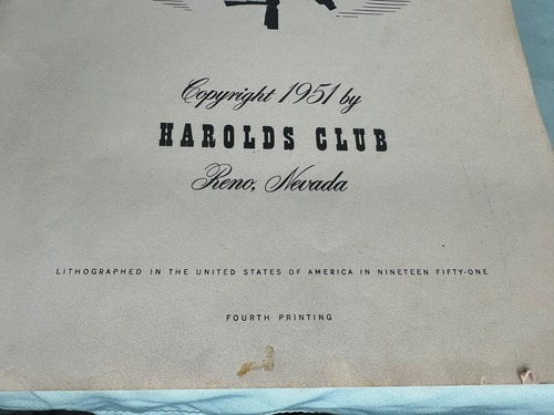 PIONEER NEVADA PUBLISHED BY HAROLD'S CLUB OF RENO 1951 PAPERBACK BOOK - 第 6/10 張圖片