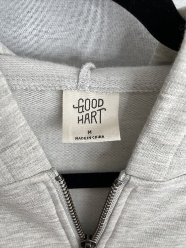 matilda jane good hart shirt long sleeve gray half zip hoodie - Picture 5 of 6