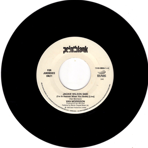 Van Morrison – Precious Time / Jackie Wilson Said 1999 Pointblank Rock VG+ - Picture 2 of 2